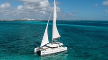 Sail to Paradise Catamaran Tour with Snorkel and Beach Club