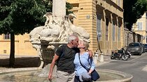 Fountain with City Photography Session in Aix