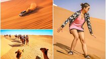 Half Day Desert Safari with Sand Boarding and Camel Ride 
