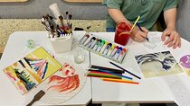 Experience Traditional Japanese Art at a Café for Art Lovers