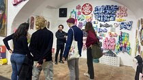 Private Art Galleries Tour with Wine in Barcelona's Art District