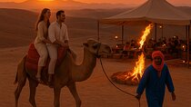 Agafay Desert Sunset Camel Ride & TraditionalDinner with FireShow