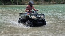 ATV Ride Blue Hole and Bamboo Rafting Tour