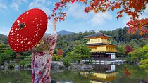 Kyoto Autumn Minoh Falls, Arashiyama and Kinkakuji from Osaka