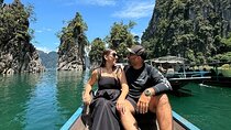 Khao Sok Cheow Lan Lake Bamboo Rafting and Elephant Feeding Tour