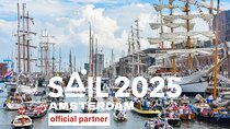 Amsterdam: SAIL 2025 VIP Luxury Open Boat Cruise with a Drink