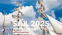 Amsterdam: SAIL 2025 Official 2 hour Evening Cruise, + drinks