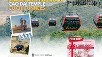 1-Day Tour of Black Virgin Mountain - Cao Dai Temple - Cu Chi Tunnels from HCMC