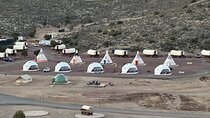 Grand Canyon Glamping Ranch Overnight with Helicopter and Skywalk