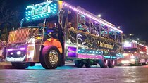 Caribbean party in Chiva Rumbera through the streets of Santa Marta