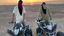  Agafay desert Quad & Camel Rides with Dinner Show, evening trip 
