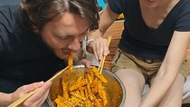 Learn cold noodle and wolf-teeth potato at local home
