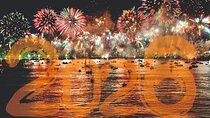 New Year's Eve on a Sailboat with Fireworks display in Lisbon