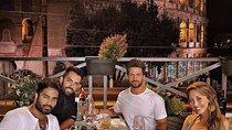 Private Tour of Rome Squares & Rooftop Dinner with Colosseum View