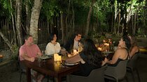 Gourmet Taco dinner in the jungle.