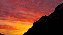 Sunset Cajón del Maipo and Yeso Reservoir