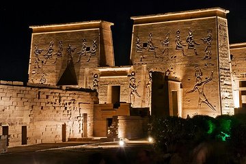 Sound and light show at Philae Temple