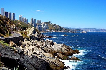 Private Day Tour to Concon, Vina del Mar, and Valparaiso Including Small-Group Surfing Lesson