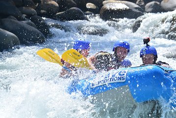 Full Day Class II-III Rafting and Canyoning Rappelling from La Fortuna-Arenal