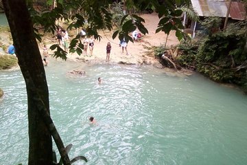 Blue Hole, Dunn's River, Lunch And Shopping from Negril