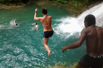 Blue Hole and River Tubing from Montego Bay