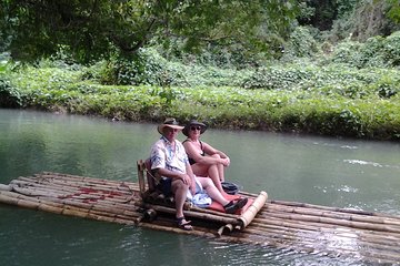 Bamboo Rafting, Dunn's River Falls From Falmouth