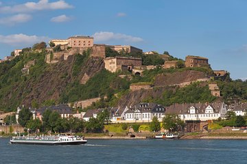 Koblenz Day Trip from Frankfurt: Ehrenbreitstein Fortress, Rhine Valley Cable Car Ride and German Dinner