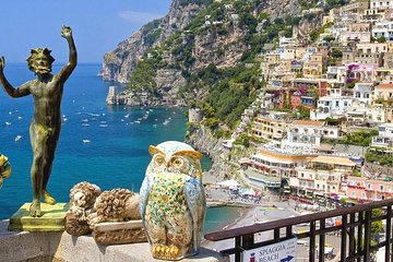 Shore excursion to Positano and Vesuvius with private driver 