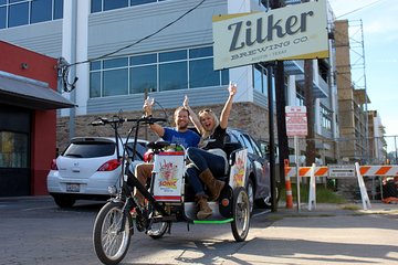 Private Austin Brewery Tour by Pedicab with All-Inclusive Beer Flight Option