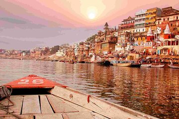 Private Full-Day Tour Ganga Aarti Ceremony from Varanasi