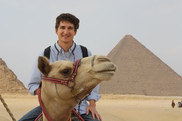 Camel Ride at Giza Pyarmids During Sunrise