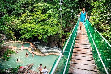 Combo Waterfall and Hot Springs at Rincon de la Vieja Volcano