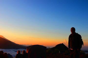 Volcano Sunset Sunrise Camping on the Top of Mount Batur - Bali Camping Tour