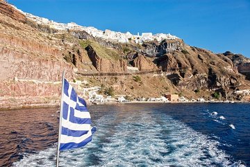 Early Season Experience: 3-hours Santorini Volcano and Hot Springs Trip