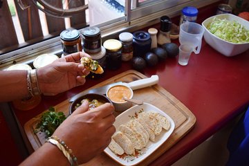 Private Market Tour and Traditional Chilean Cooking Class in a Local Home