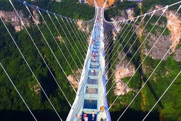 1-Day Private Tour to Glass Bridge & Yellow Dragon Cave