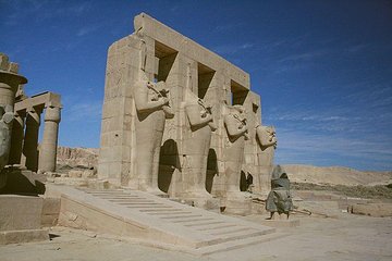 West bank Ramesseum, Setti I temple & nobles tombs