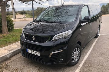 Transfer from Corfu Airport or Port to Corfu Town, up to 7 customers