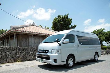 Explore Okinawa (Naha, Churaumi Aquarium, Kouri) using Private Hiace Van