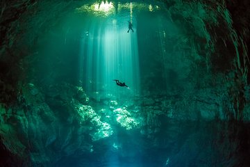 2 cenote divings (including one deep diving) for advanced divers in Tulum