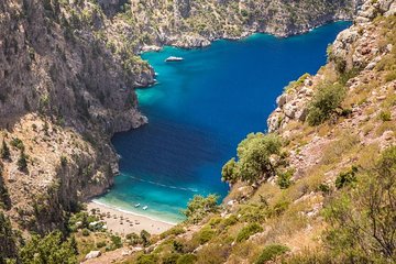 Boat trip from Oludeniz Blue Lagoon to Butterfly Valley and Gemiler Island with lunch