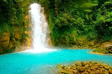 Rio Celeste Hiking, Sloth Sanctuary & Llanos de Cortes Waterfall Tour