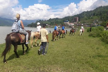 Horse Riding From Pokhara Lakeside to Sarangkot | Pony trek in Pokhara, Nepal