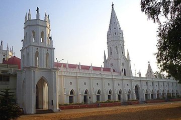 Basilica Of Our Lady Of Lourdes, Poondi From Trichy