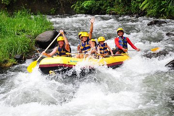 Rafting at Telaga waja River Bali