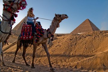 Giza Pyramids and Sphinx Half Day Tour Included Camel Ride From Cairo