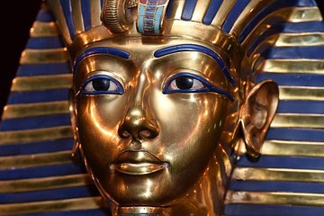 Layover tour to Egyptian Museum, Giza pyramids & Bazaar 
