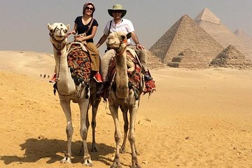 Giza Pyramids, Sphinx & Sakkara pyramids, with Camel ride & Lunch