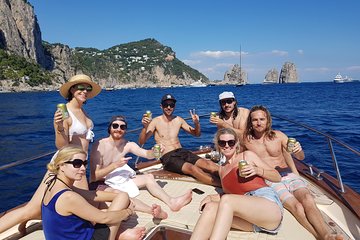 From Sorrento: Capri Shared Tour by Boat + Swim & Snorkel