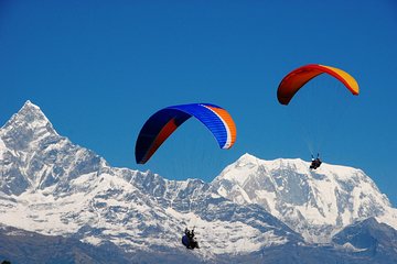 Incredible Paragliding flight in Pokhara